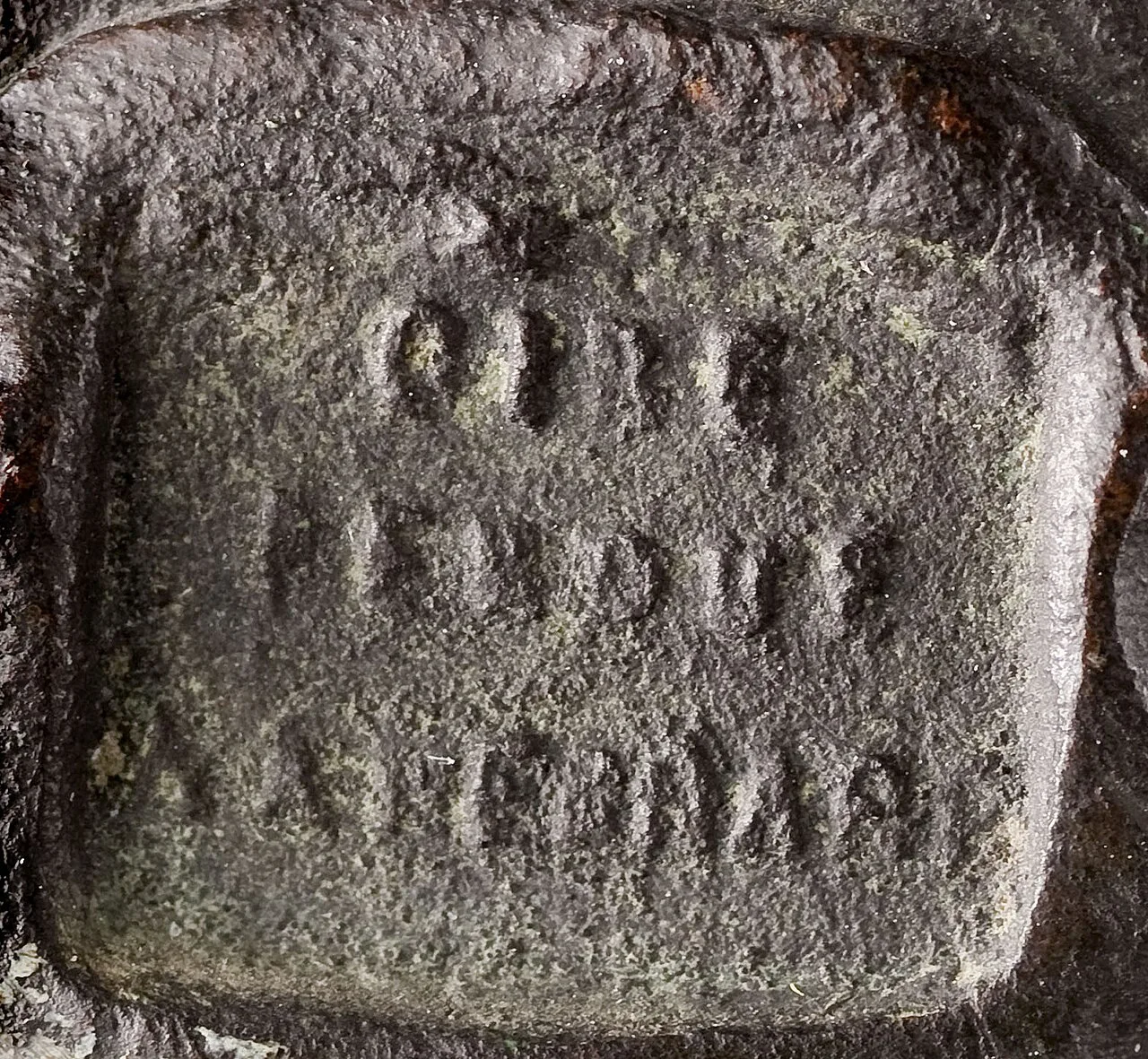 Épreuve d'artiste : cachet gravé « Cire perdue A.-A. Hébrard » sur un bronze ancien